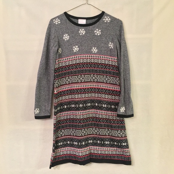 Snowflake Sweater Dress 